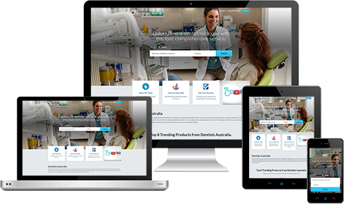 Dentists Australia displayed beautifully on multiple devices